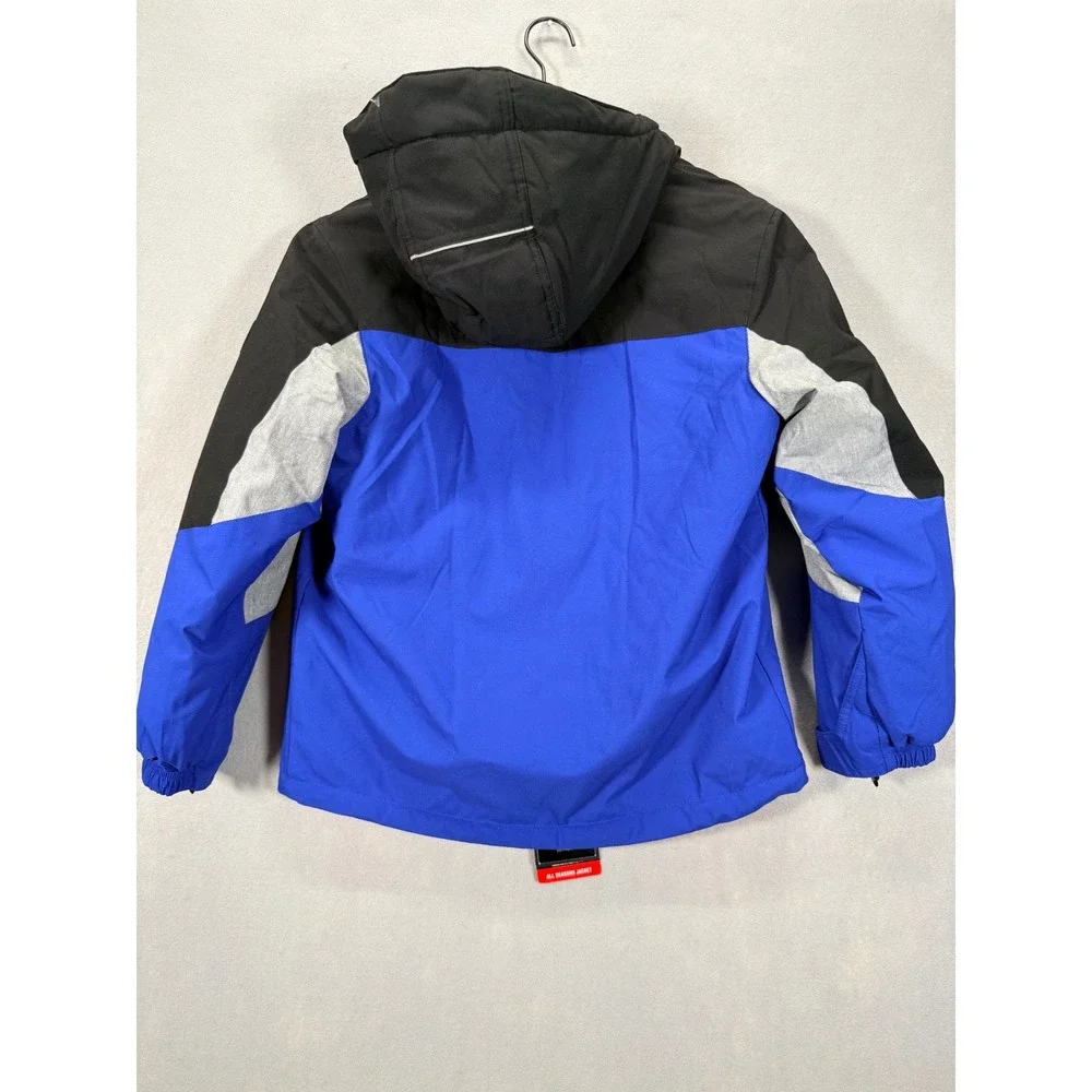 ZeroXposur Boys Winter Jacket Z54501K Freeze Blue Black Grey Hooded Parka 10/12